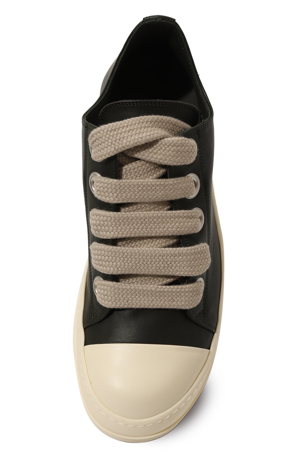 Кожаные кеды porterville jumbo RICK OWENS, арт. RU02D6893/LC0W2, фото 6