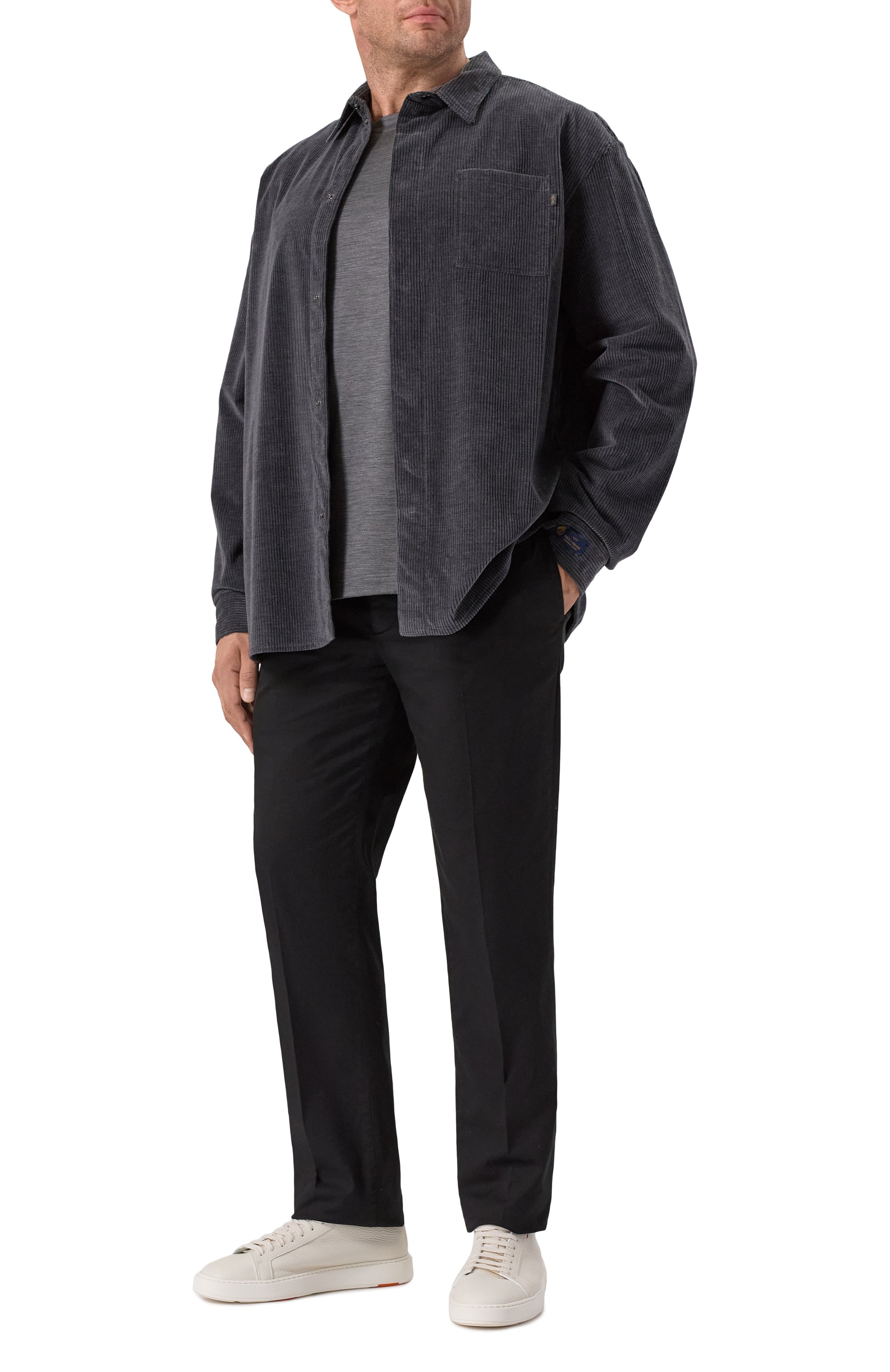 Вельветовая рубашка PAUL&SHARK, арт. 15313344, фото 2