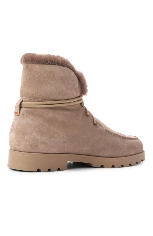 Замшевые ботинки Santoni WTDG71048TGRAPFR Бежевый  WTDG71048TGRAPFR Фото 5