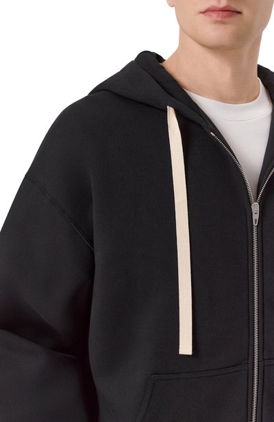 Хлопковая толстовка JIL SANDER черного цвета по цене 164500 руб., арт. J22HG0118/J20128, фото 5 Хлопковая толстовка JIL SANDER, арт. J22HG0118/J20128, фото 5