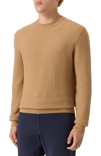 Хлопковый джемпер BOSS, арт. 50545283, фото 3