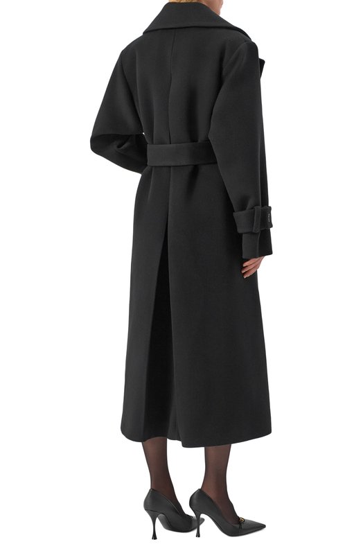 Шерстяное пальто Nina Ricci 25ACMA001/WV0325 Чёрный  25ACMA001/WV0325 Фото 4