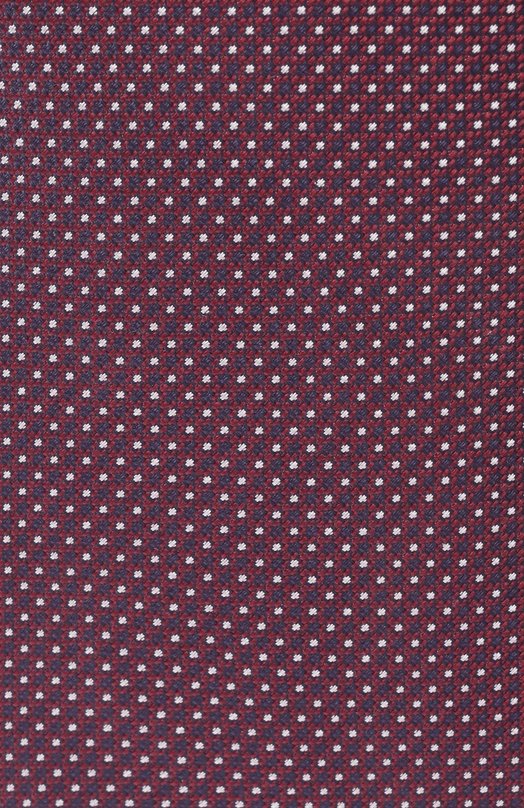 Шелковый галстук Corneliani 27U302/2720303 Бордовый  27U302/2720303 Фото 4