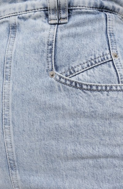 Джинсовая юбка ISABEL MARANT голубого цвета по цене 34550 руб., арт. JU1274-21P014I/P0MAN0, фото 5 Джинсовая юбка ISABEL MARANT, арт. JU1274-21P014I/P0MAN0, фото 5