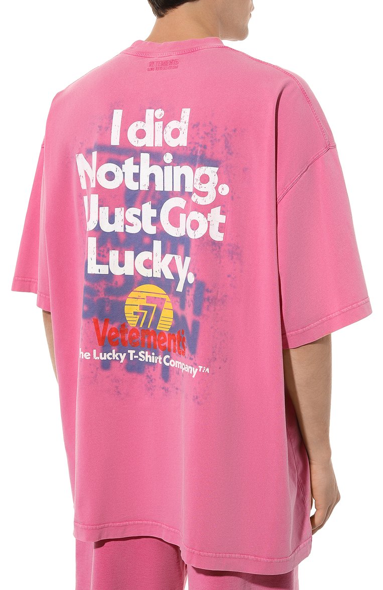 Хлопковая футболка VETEMENTS, арт. UE54TR390H, фото 7