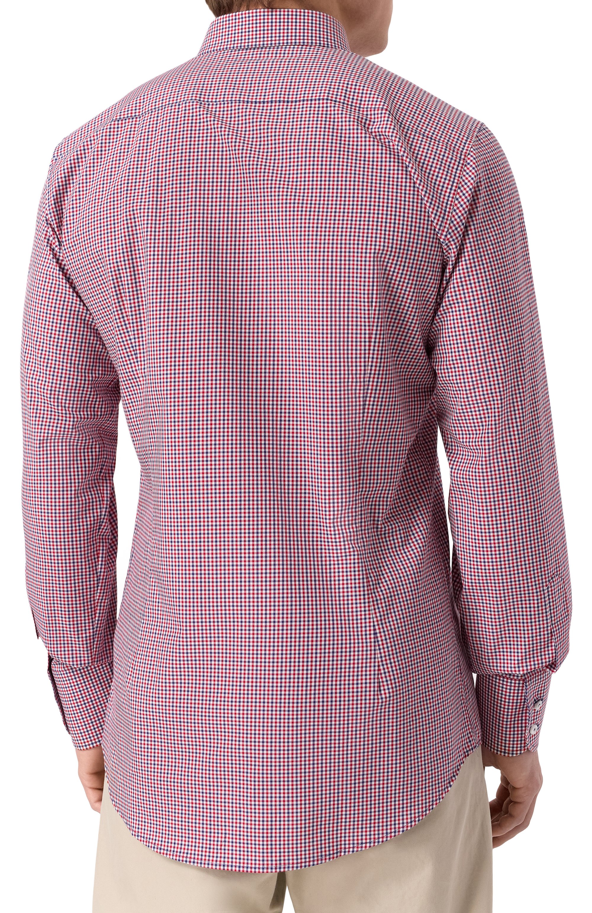 Хлопковая рубашка DSQUARED2 разноцветного цвета по цене 67300 руб., арт. S74DM0892/D35162, фото 4 Хлопковая рубашка DSQUARED2, арт. S74DM0892/D35162, фото 4