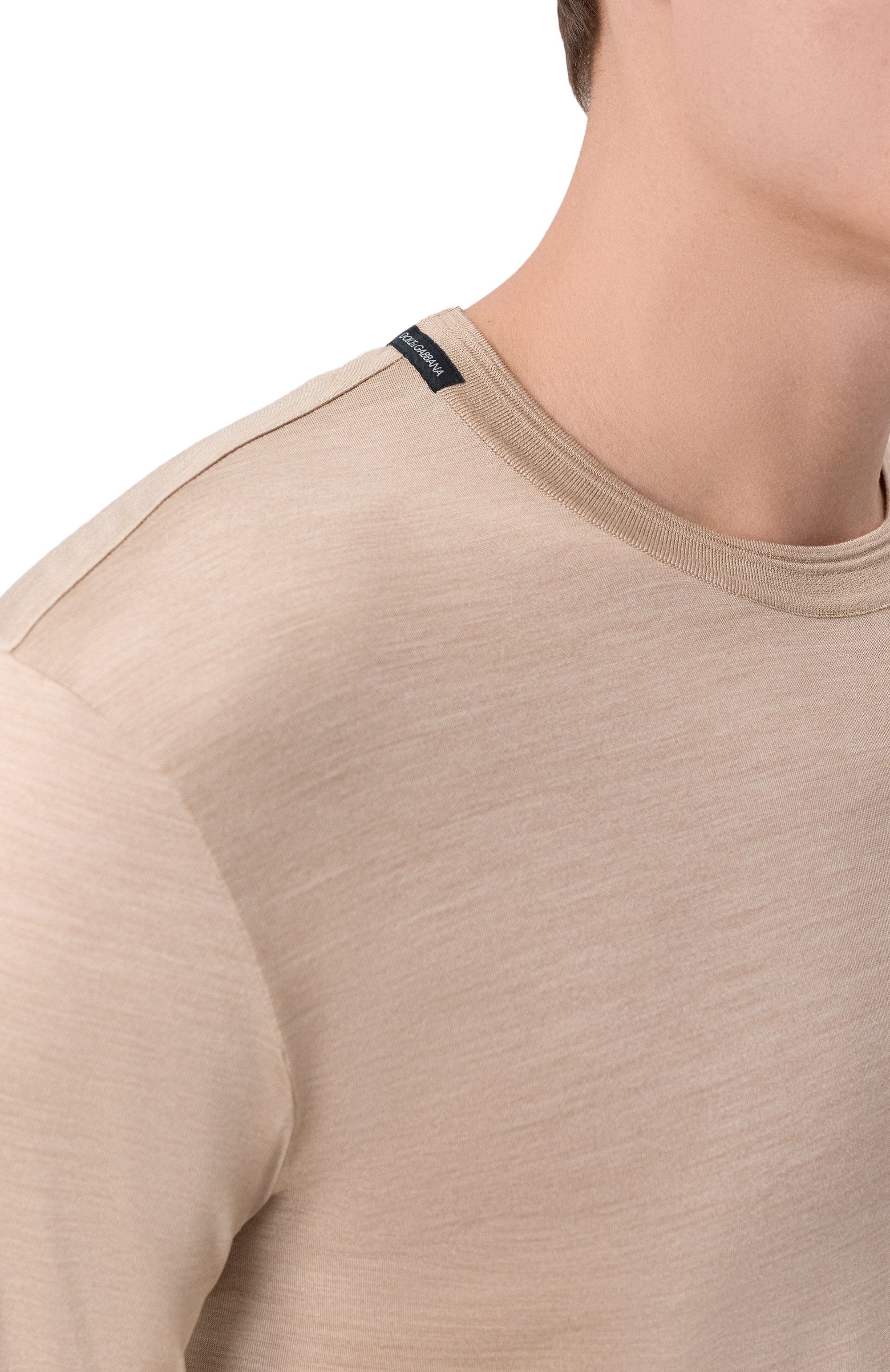 Шелковая футболка DOLCE & GABBANA, арт. G8ST1T/G7P0F, фото 5