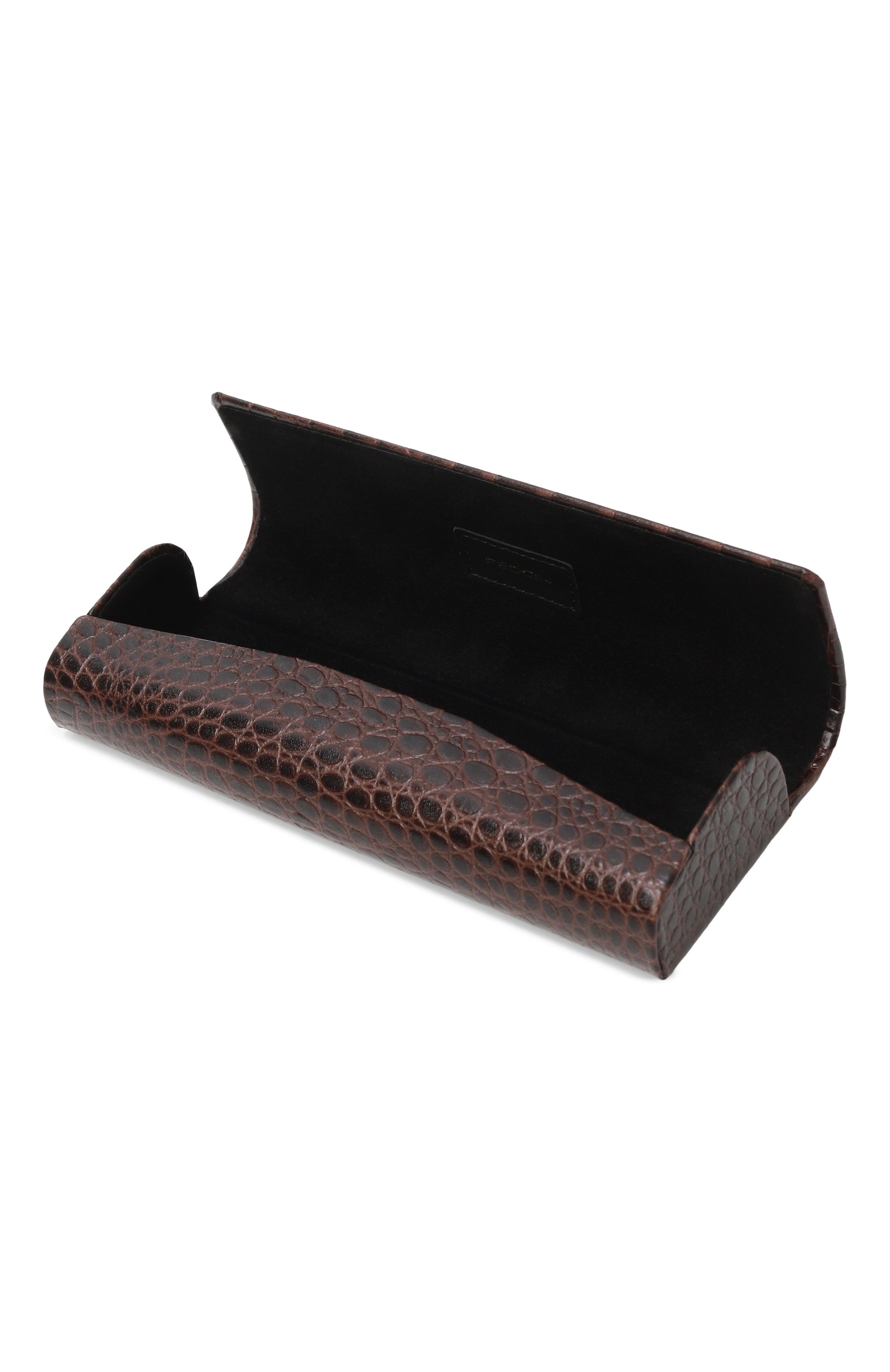 Кожаный футляр для очков GIORGIO FEDON, арт. EUR0-CAL-GP-ET (3)/C0CC0 CRYSTA BR0WN, фото 3