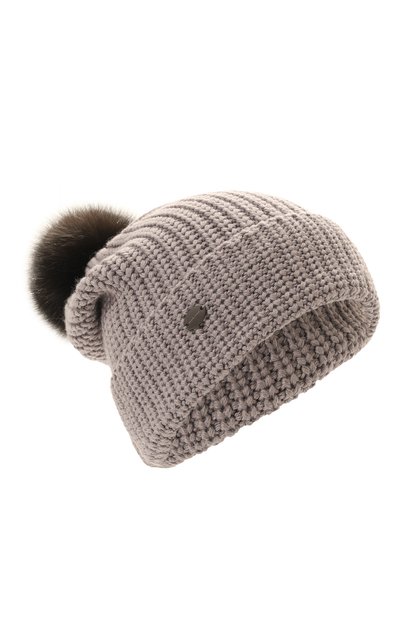 Шерстяная шапка с отделкой из соболя BLACK SABLE, арт. BS-47CC10, фото 1