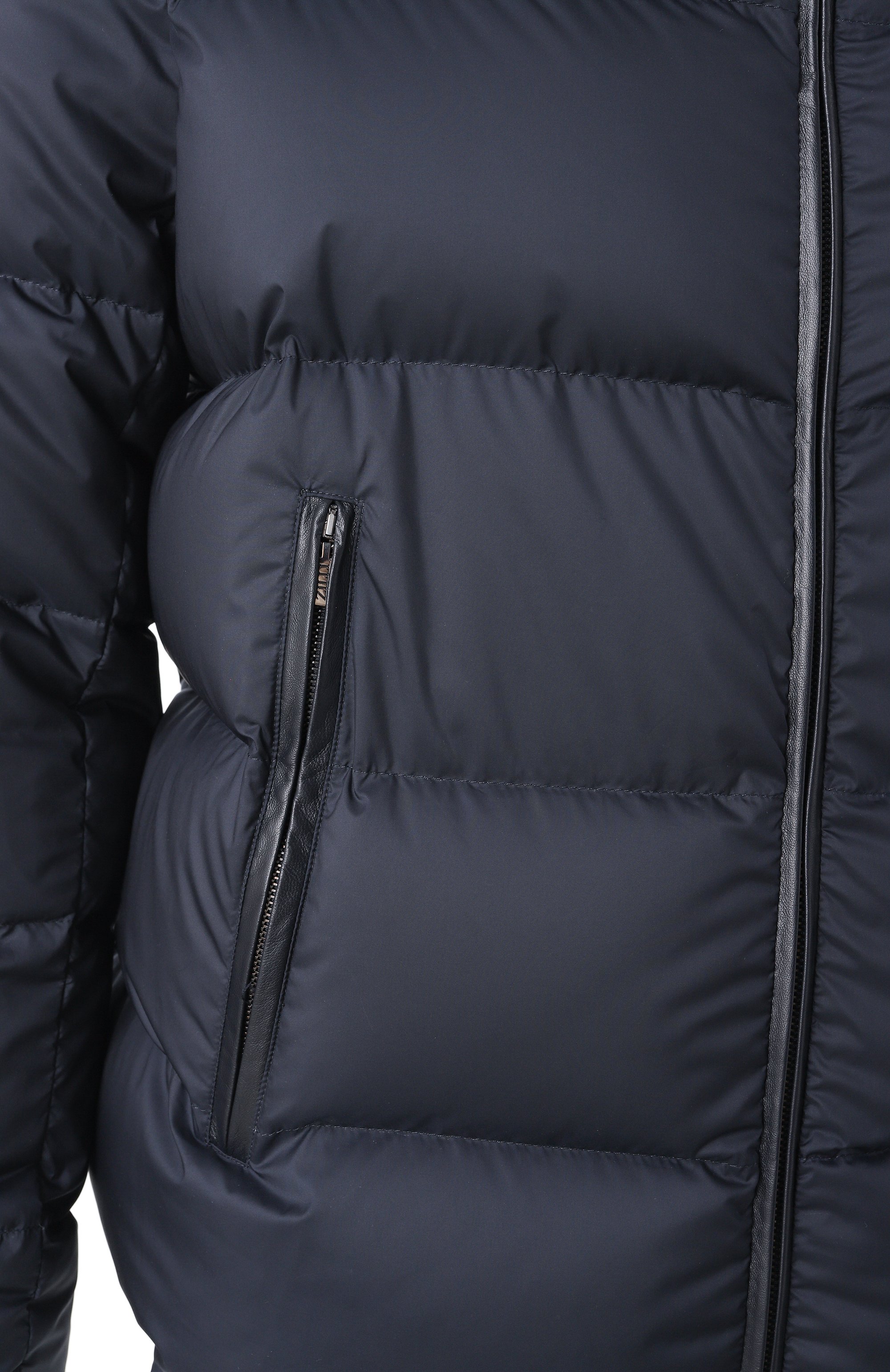 Пуховик ZILLI темно-синего цвета по цене 398000 руб., арт. 0D0021M2010V00000, фото 6 Пуховик ZILLI, арт. 0D0021M2010V00000, фото 6