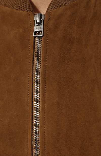 Замшевый бомбер HUGO, арт. 50456488, фото 5