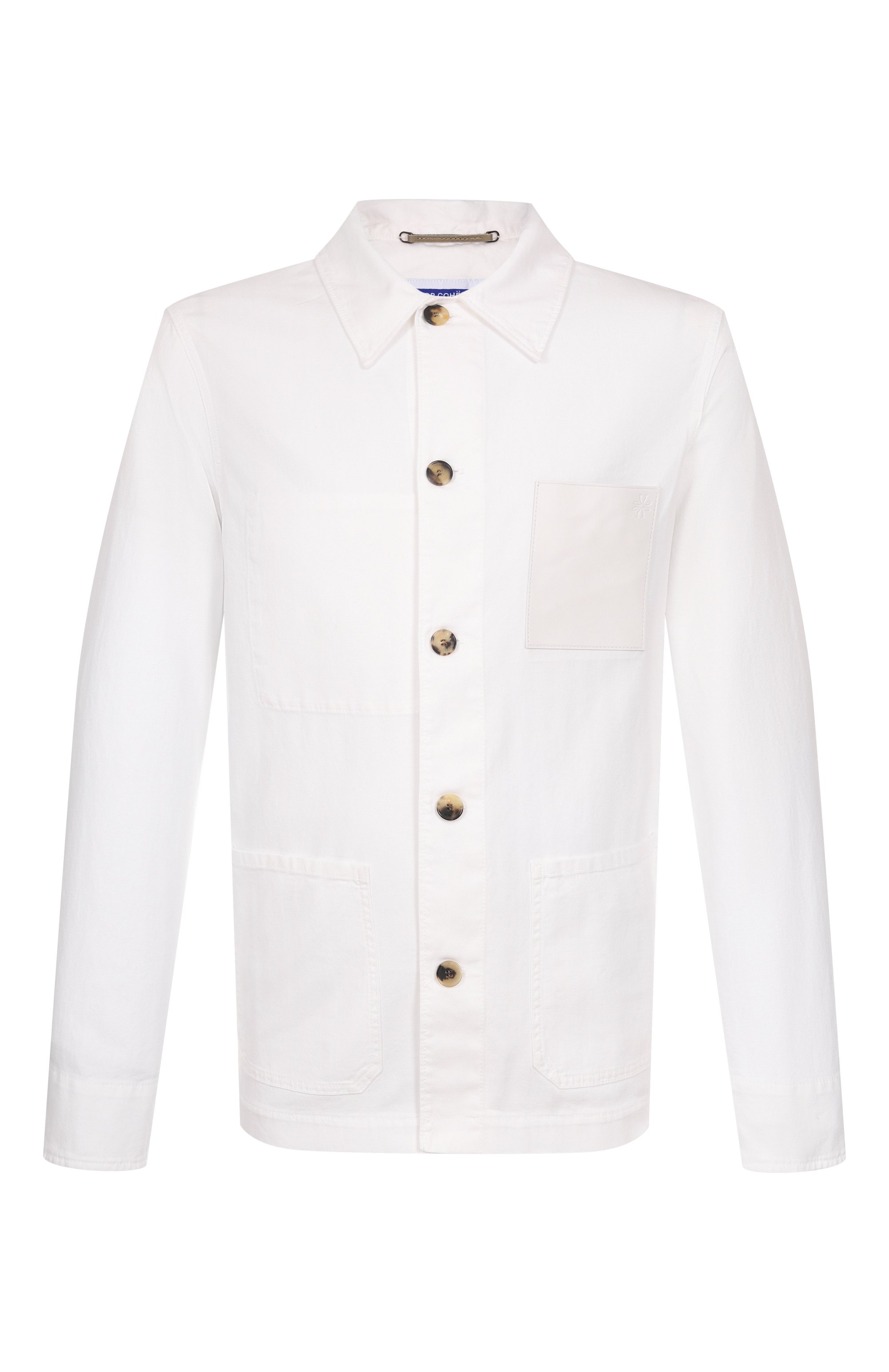 Куртка-рубашка из хлопка и льна JACOB COHEN, арт. 25E P/JUM_E0022 080 S4002 TN, фото 1