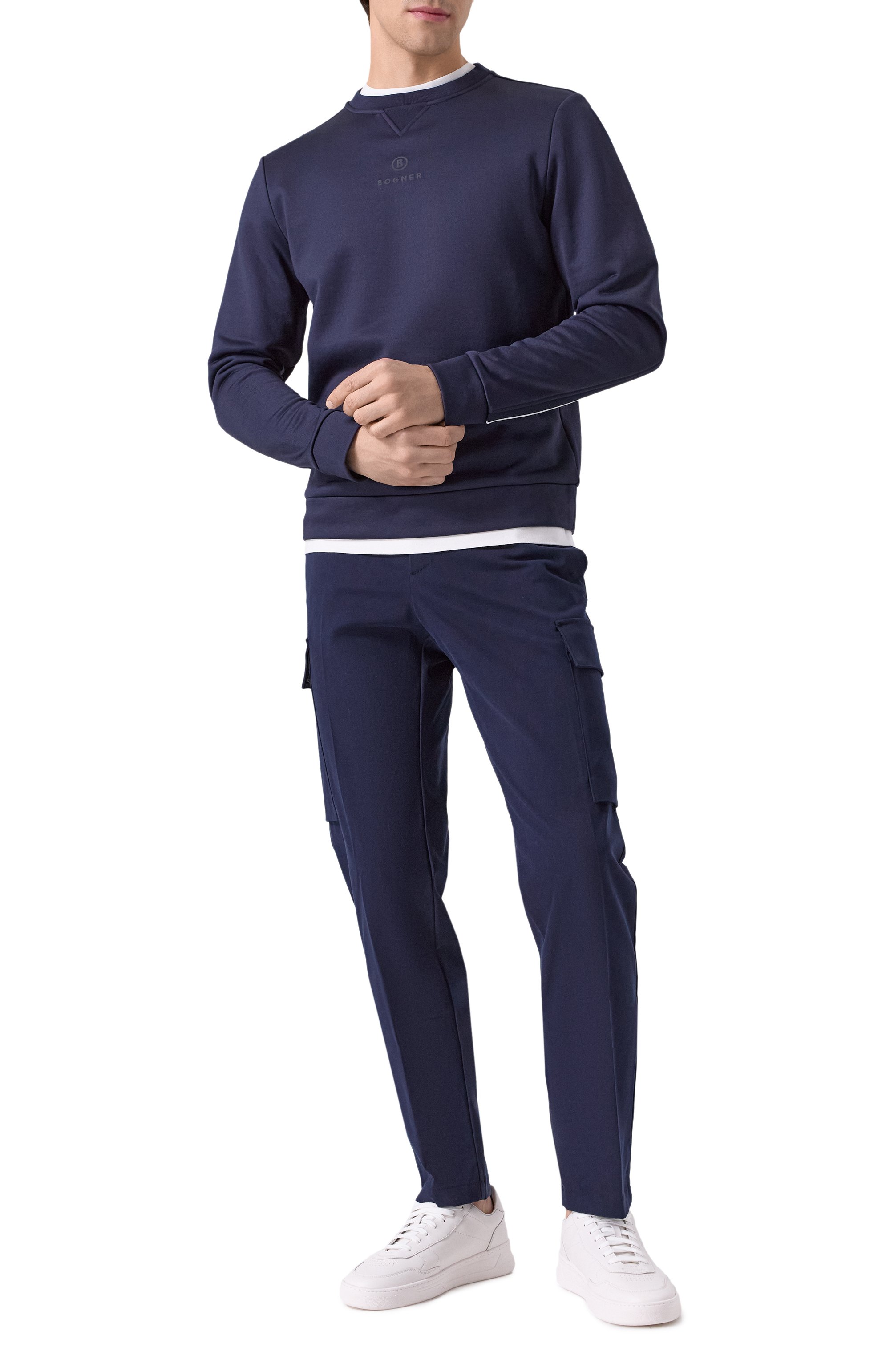 Свитшот BOGNER темно-синего цвета по цене 26400 руб., арт. 82009619, фото 2 Свитшот BOGNER, арт. 82009619, фото 2