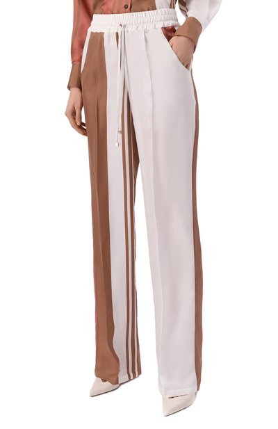 Шелковые брюки KITON, арт. D48122K0999G08, фото 3