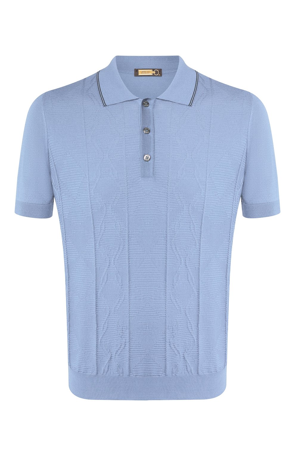 Шелковое поло ZILLI, арт. MBT-PB058-L0SA1/MC02, фото 1