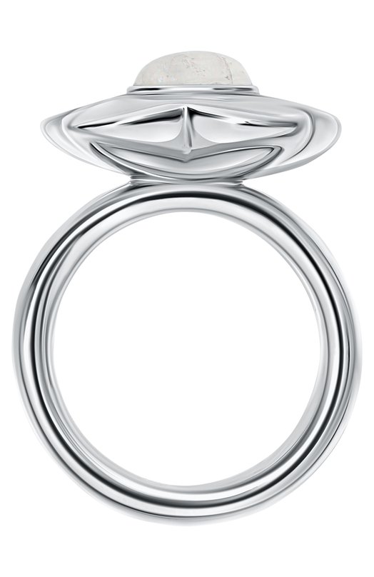 Кольцо Big flower с лунным камнем Moonka FLW-925SL-RG00-MST Серебряный  FLW-925SL-RG00-MST Фото 4