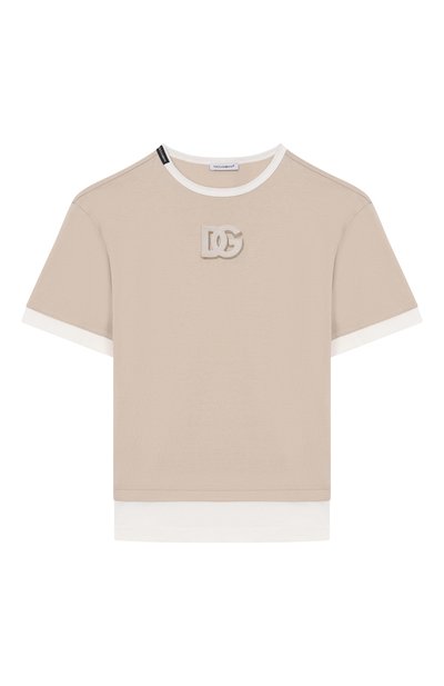 Хлопковая футболка DOLCE & GABBANA, арт. L4JTJN/G7PRI