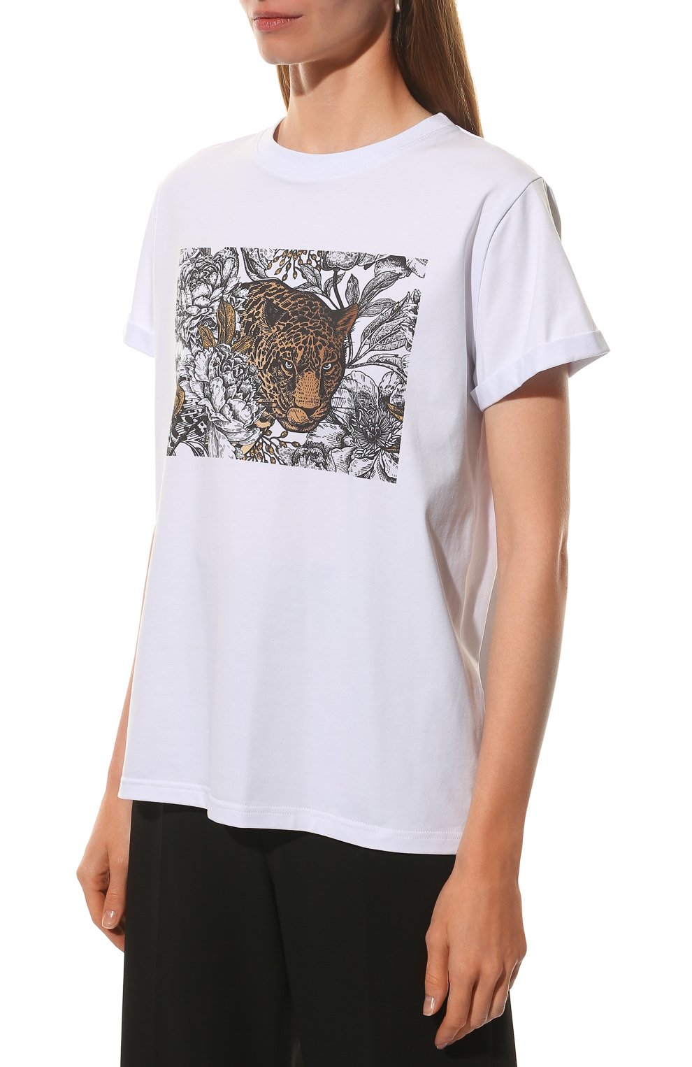 Хлопковая футболка SEVEN LAB, арт. T-Leo white, фото 3