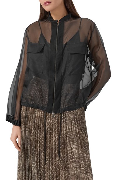 Шелковый бомбер ANTONELLI FIRENZE, арт. N3658/256, фото 3