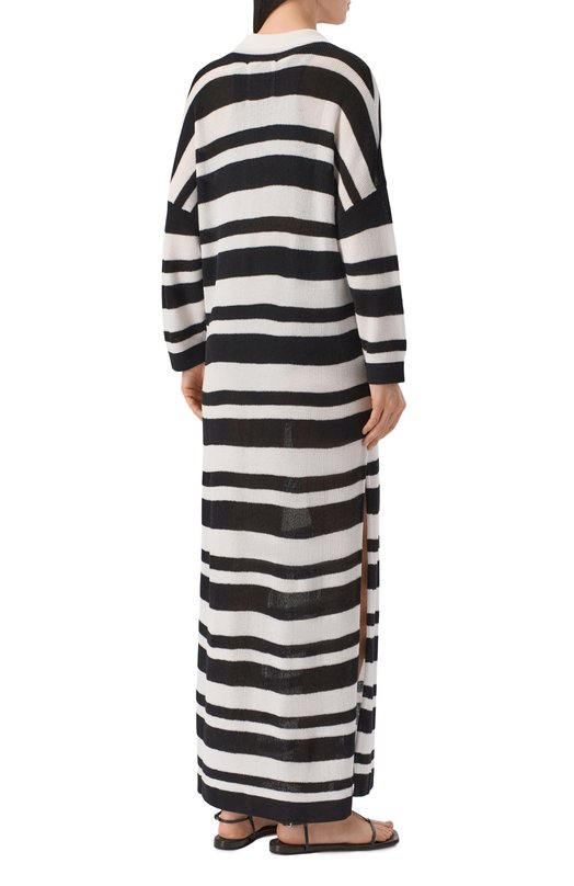 Платье из вискозы Maryan Mehlhorn M3055730 Чёрно-белый  M3055730 Фото 3