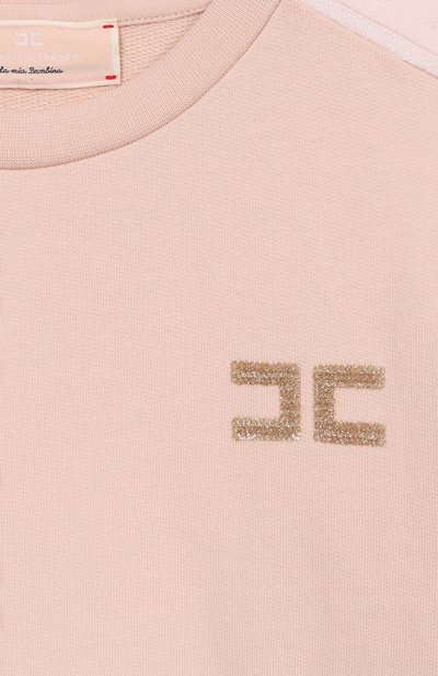 Хлопковый свитшот ELISABETTA FRANCHI LA MIA BAMBINA, арт. EFFE1680/FF002, фото 3