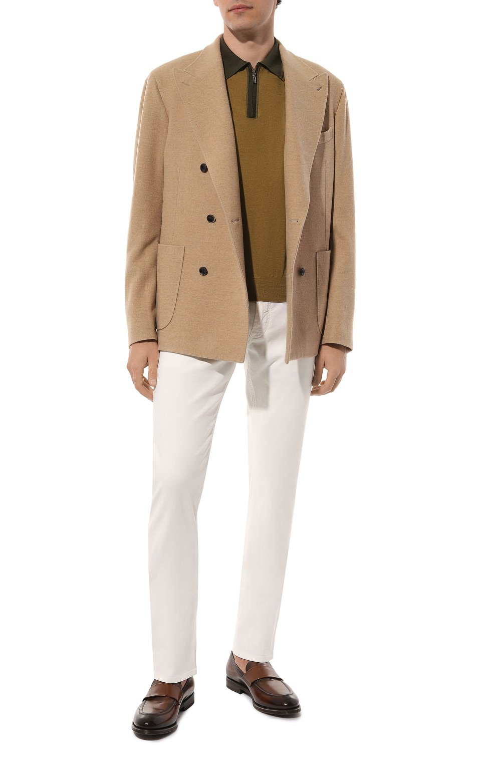 Поло из хлопка и шелка ZILLI, арт. KZP002M0142VUC000M, фото 2