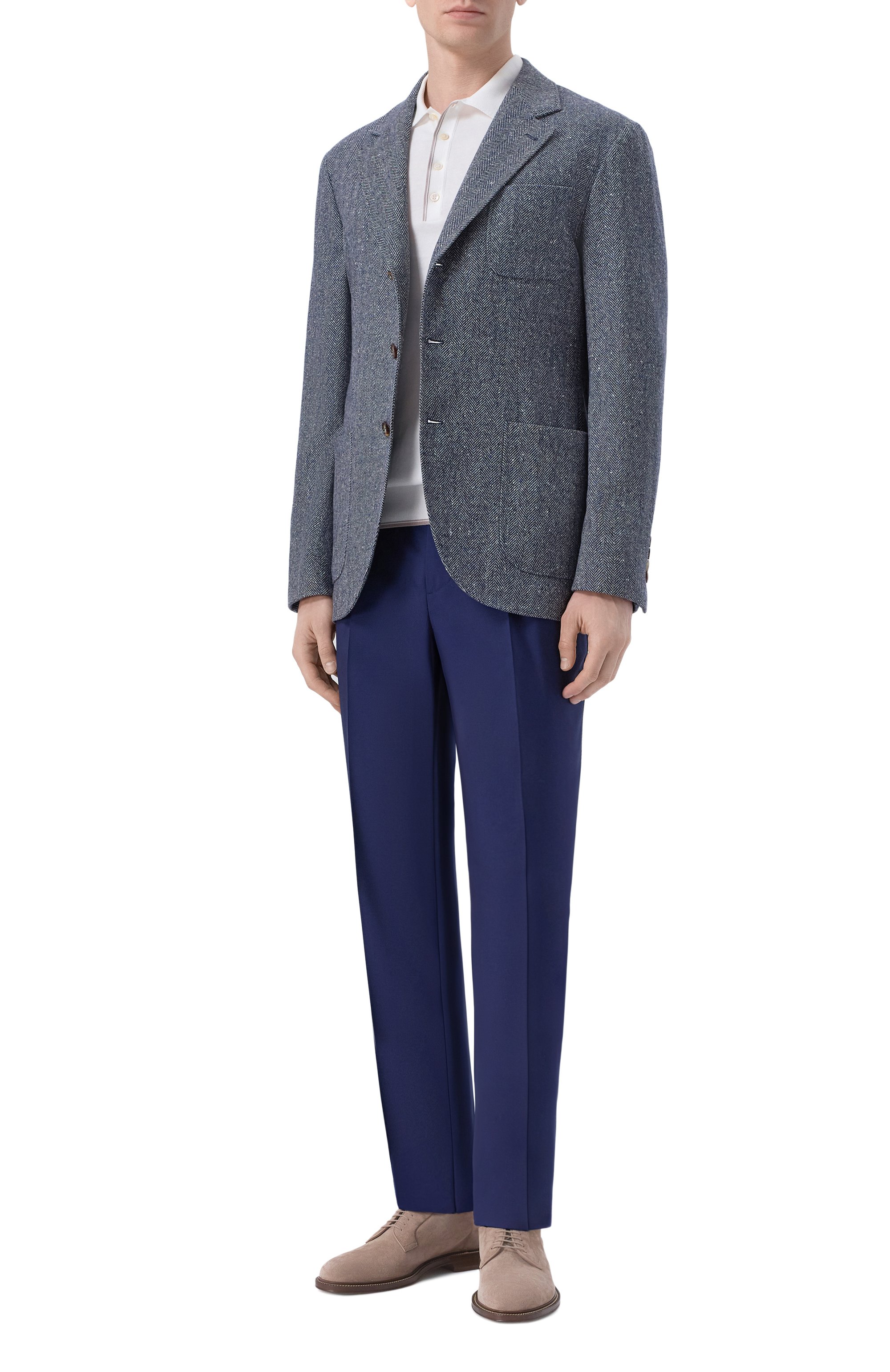 Замшевые дерби BRUNELLO CUCINELLI, арт. MZUPAIT654, фото 2