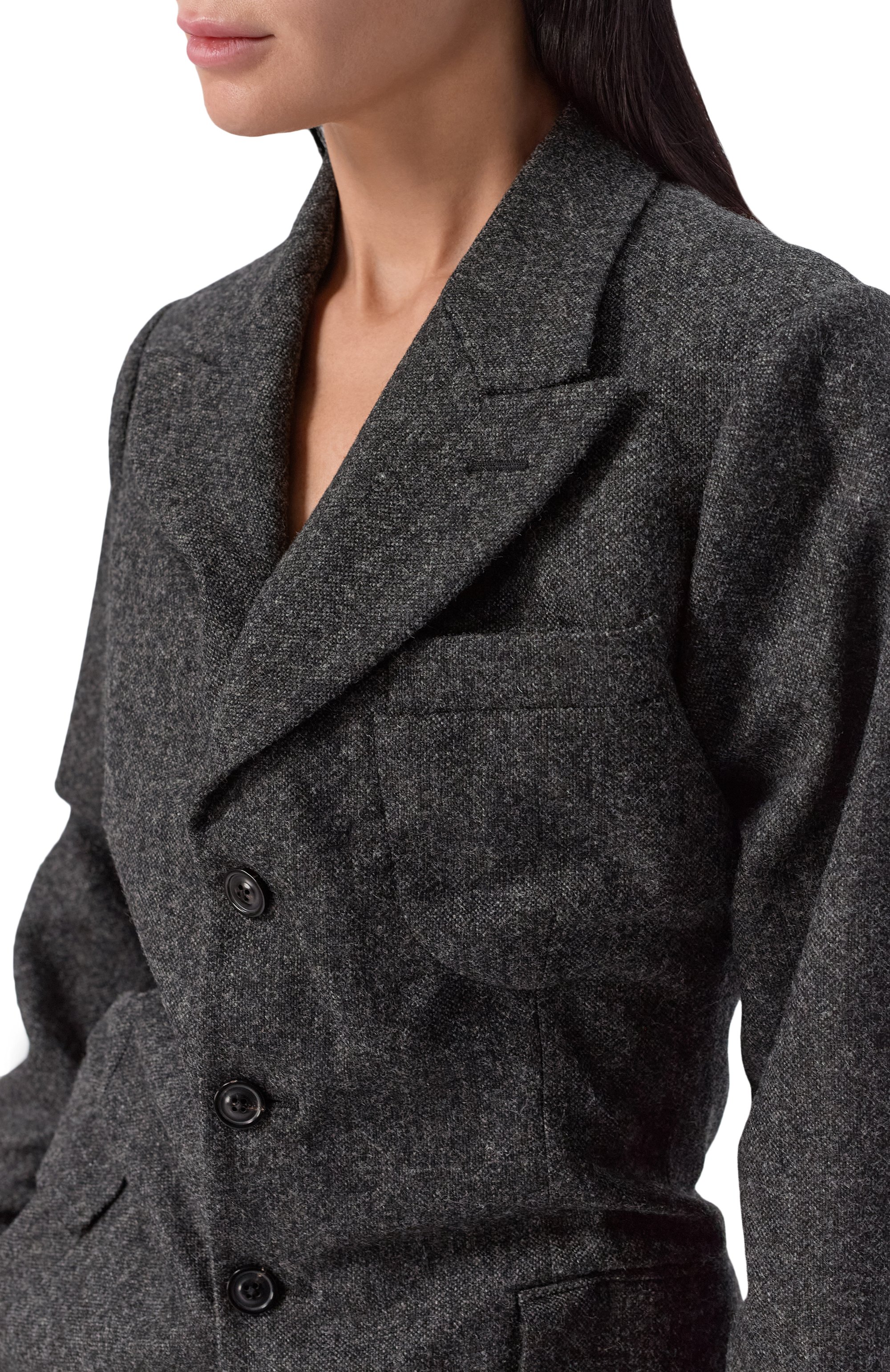 Шерстяной жакет MAISON MARGIELA, арт. S29BN0412/M35569, фото 5