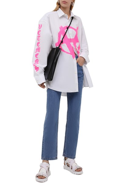 Комбинированные сандалии velcrissimo CHRISTIAN LOUBOUTIN, арт. 3210608/VELCRISSIM0 FLAT, фото 2