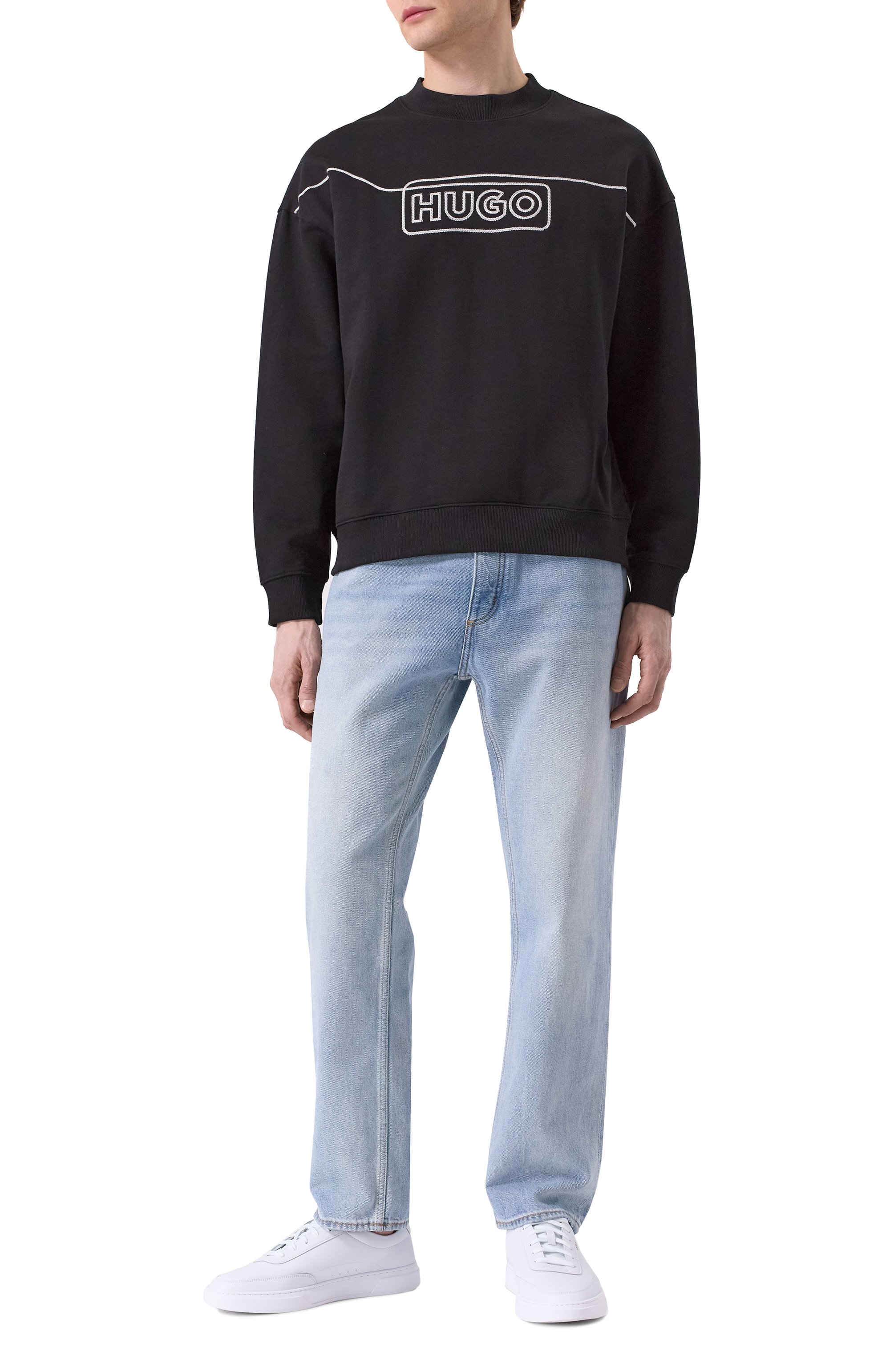 Хлопковый свитшот HUGO BLUE, арт. 50530335, фото 2