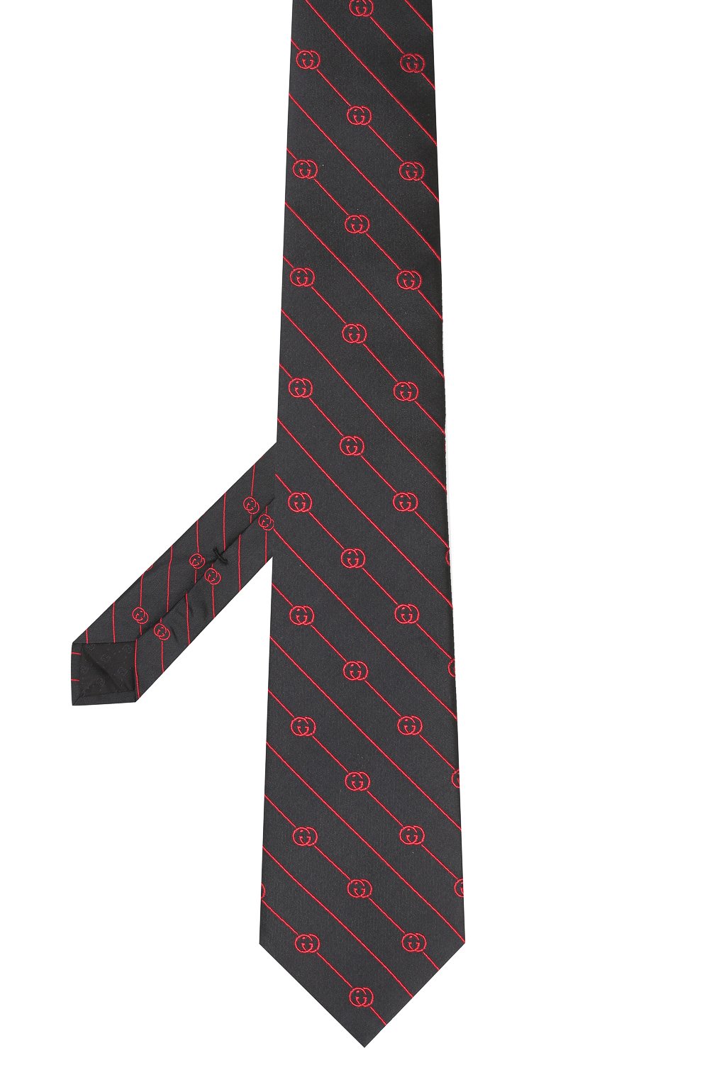 Шелковый галстук GUCCI синего цвета по цене 16600 руб., арт. 597117/4E002, фото 2 Шелковый галстук GUCCI, арт. 597117/4E002, фото 2