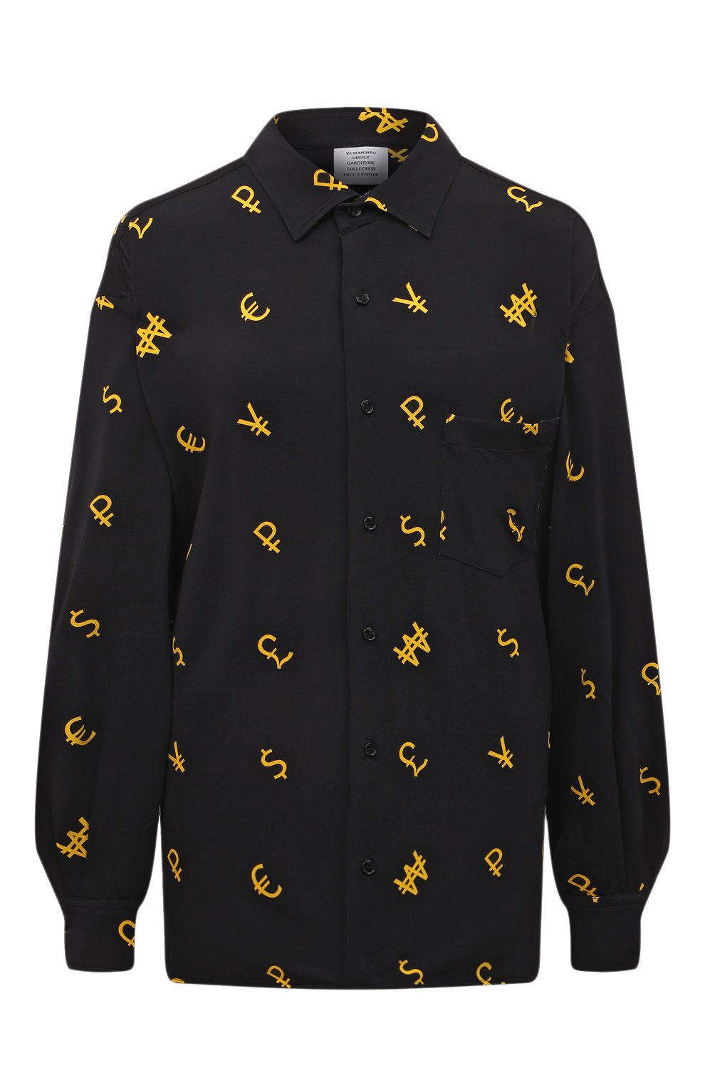 Рубашка из вискозы VETEMENTS, арт. UA53SH800X 2737/W, фото 1