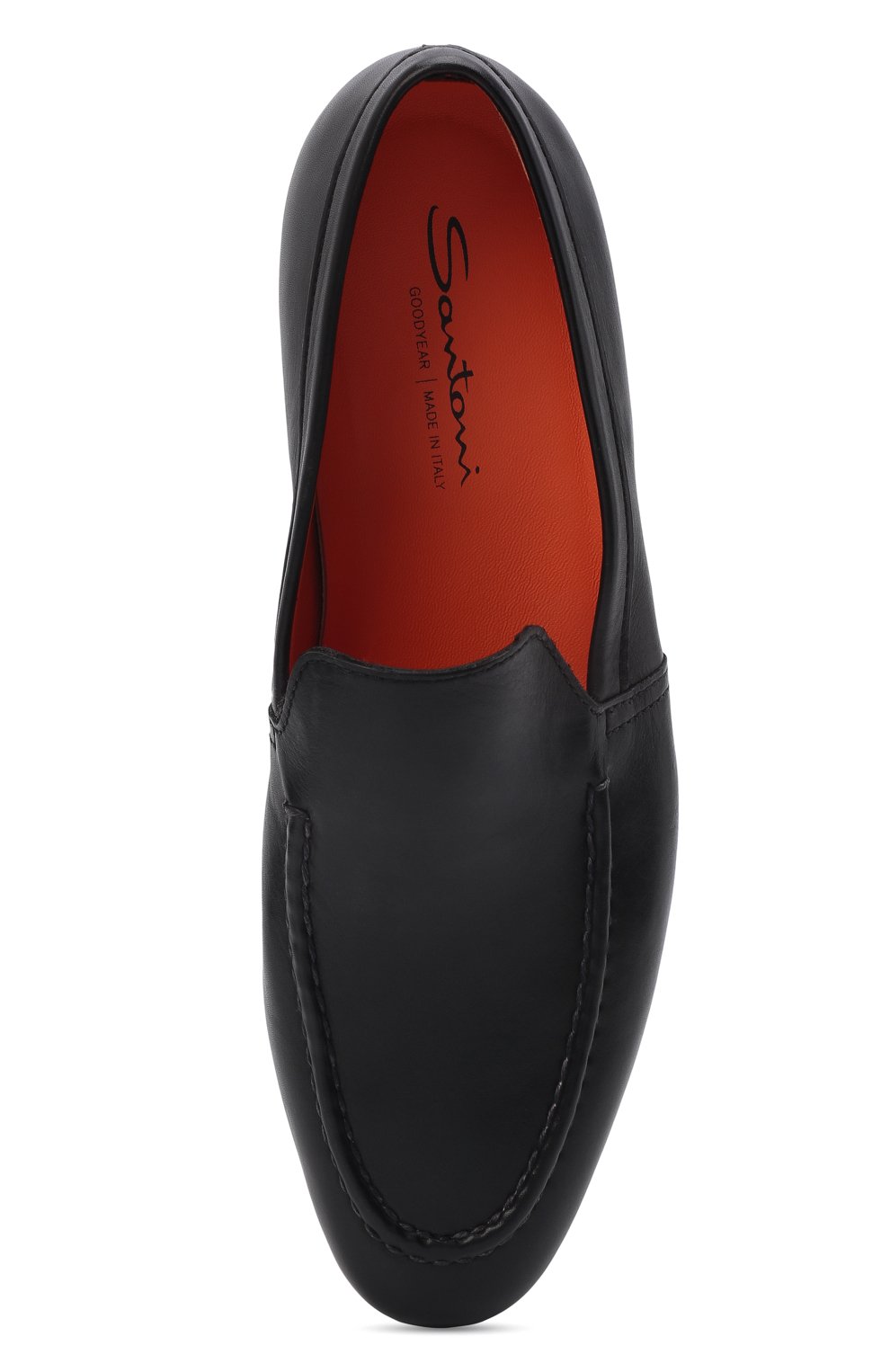 Кожаные лоферы SANTONI, арт. MCCG18000SA4BSLFN01, фото 6