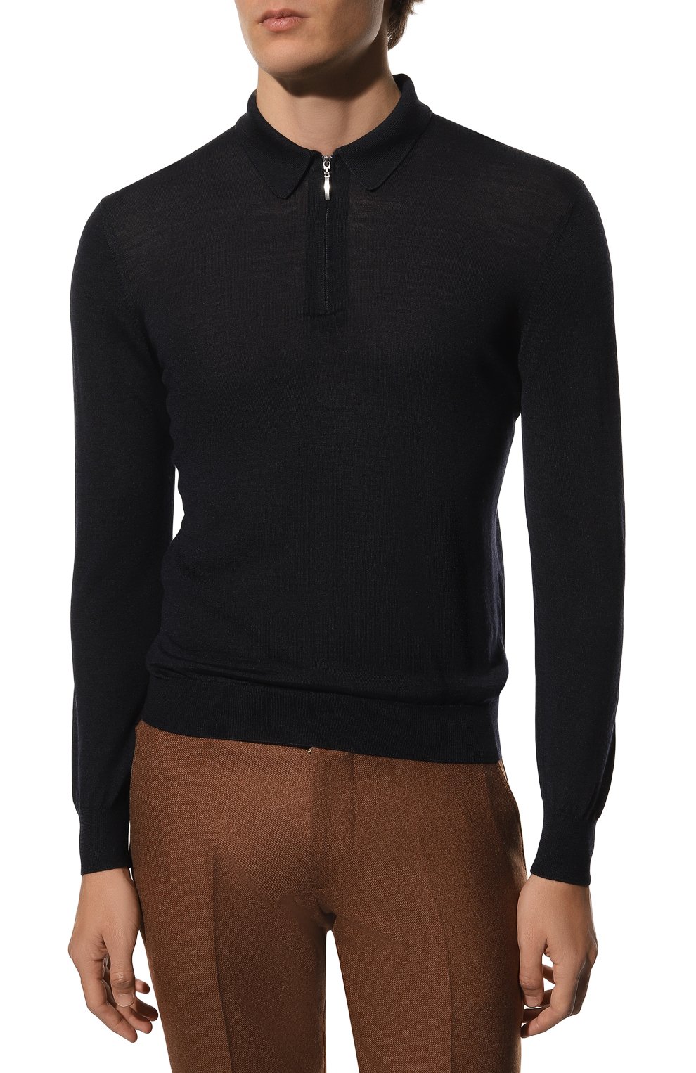 Поло из шерсти и шелка GRAN SASSO, арт. 57137/13190, фото 3