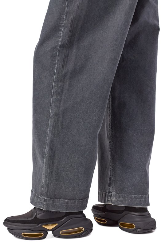 Кожаные кроссовки B-Bold Balmain CN1VI541/LSLD Чёрный  CN1VI541/LSLD Фото 2