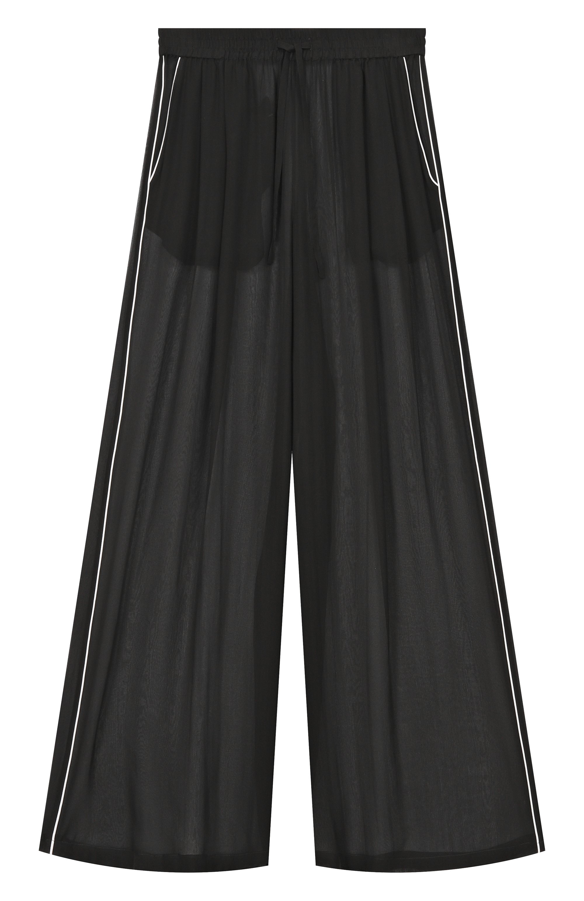 Шелковые брюки DOLCE & GABBANA, арт. FTDJET/FU1AT, фото 1