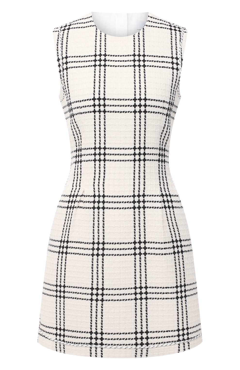 Хлопковое платье MSGM белого цвета по цене 55650 руб., арт. 2943MDA21X 207606, фото 1 Хлопковое платье MSGM, арт. 2943MDA21X 207606, фото 1