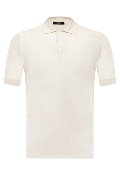 Мужская шелковое поло ZILLI, арт. KBP002M0640VTS000