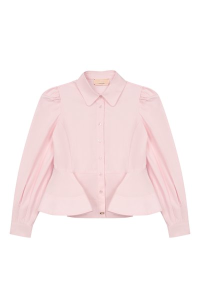 Хлопковая блузка ELISABETTA FRANCHI LA MIA BAMBINA, арт. EFCA2950/CA235_001