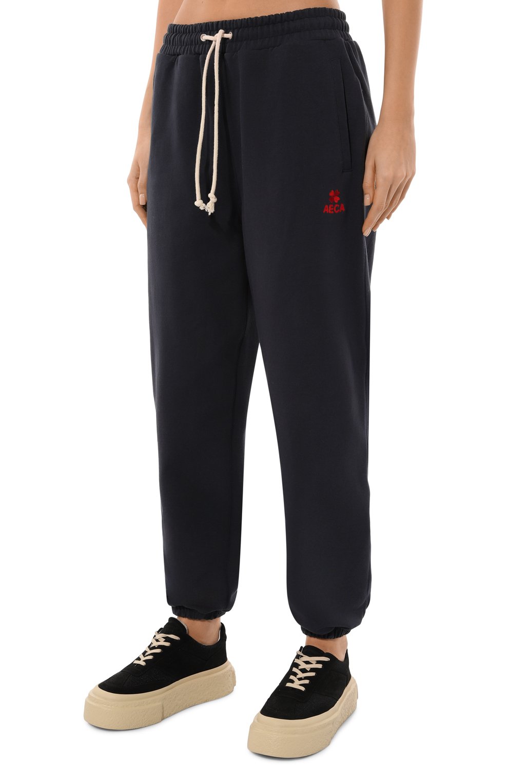 Хлопковые джоггеры AECA WHITE, арт. FWCMFWBDBSLSO006C0, фото 3