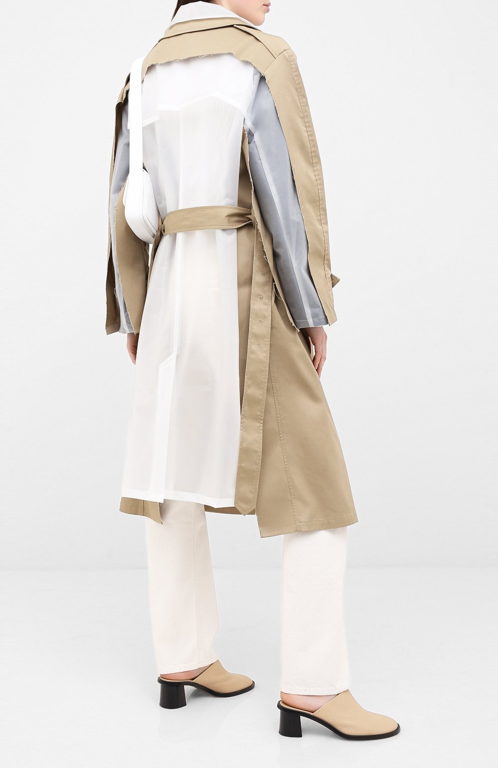 Тренч VETEMENTS, арт. WAH21JA007 1007/TRANSPARENT/BEIGE, фото 2