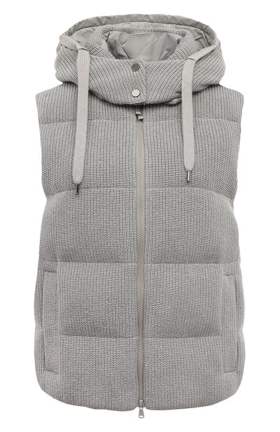 Женский пуховый жилет BRUNELLO CUCINELLI, арт. M0DVT2142