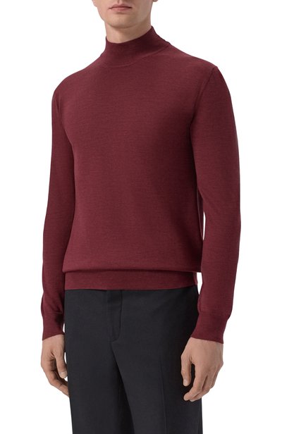 Шерстяная водолазка CORNELIANI бордового цвета по цене 66850 руб., арт. 28M522/2A25126, фото 3 Шерстяная водолазка CORNELIANI, арт. 28M522/2A25126, фото 3