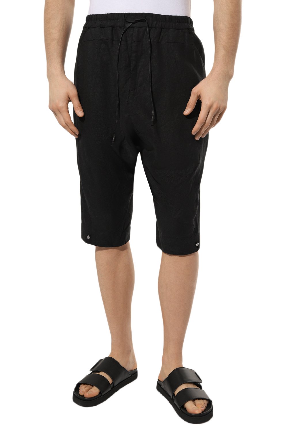 Льняные шорты 139DEC, арт. SH334-BK, фото 3