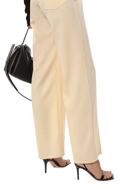 Кожаные босоножки ribbon stiletto 85 GIANVITO ROSSI, арт. G32201.85RIC.VERNER0, фото 3