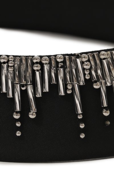 Кокошник PANFIL черного цвета по цене 30000 руб., арт. 0-KOK-SST, фото 4 Кокошник PANFIL, арт. 0-KOK-SST, фото 4