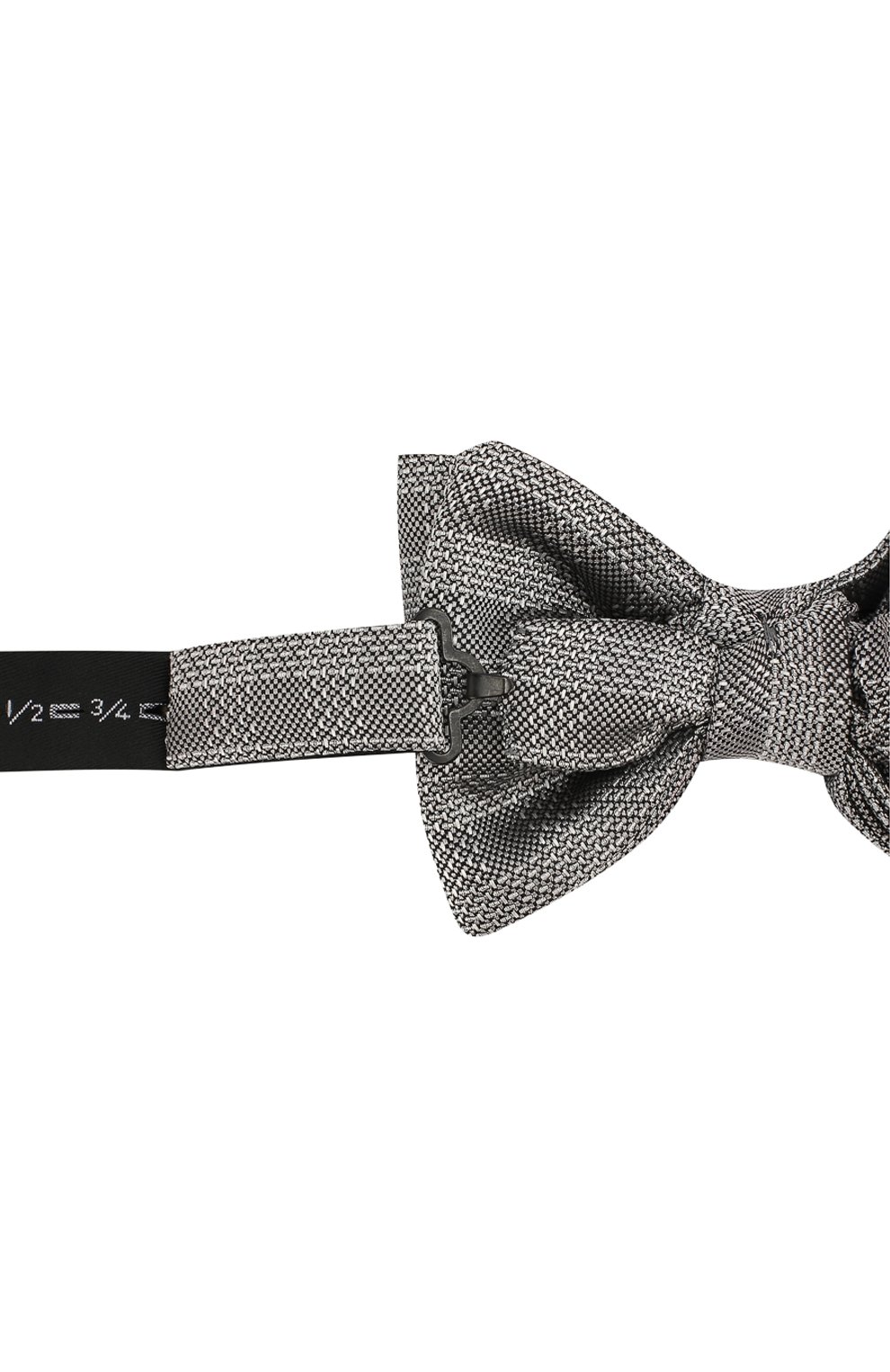 Шелковый галстук-бабочка TOM FORD темно-серого цвета по цене 28600 руб., арт. 5TF49/4CH, фото 3 Шелковый галстук-бабочка TOM FORD, арт. 5TF49/4CH, фото 3