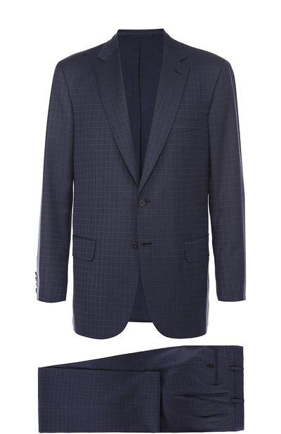 Шерстяной костюм в клетку BRIONI, арт. RA30/05A6D/C0L0SSE0, фото 1