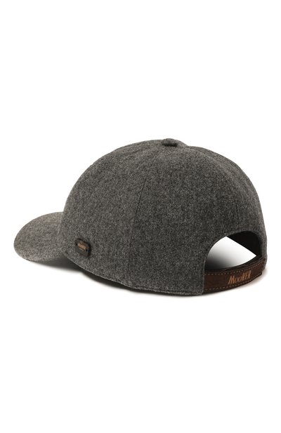 Шерстяная бейсболка MOORER серого цвета по цене 39950 руб., арт. R0BINS0N-GQ/M0UCL100001, фото 3 Шерстяная бейсболка MOORER, арт. R0BINS0N-GQ/M0UCL100001, фото 3