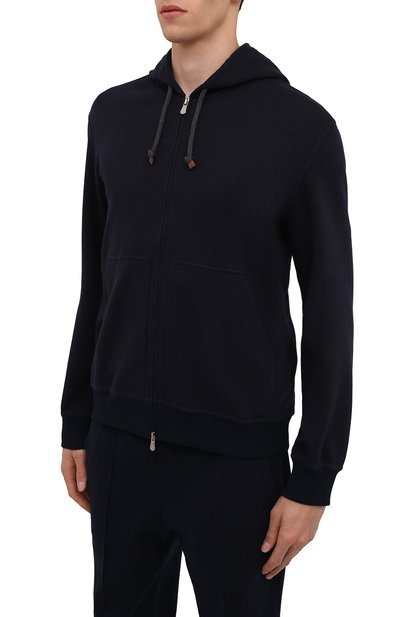 Хлопковая толстовка BRUNELLO CUCINELLI, арт. M0T319069G, фото 3